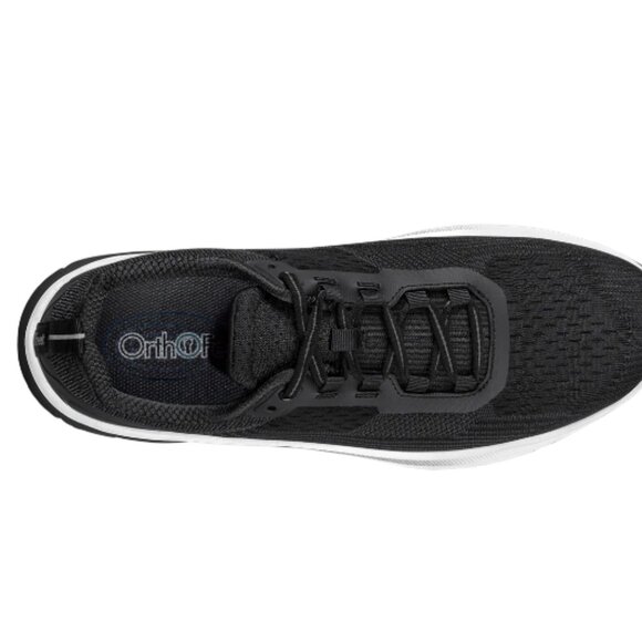 Orthofeet Men\'s Race Athletic Sneakers Black main image 4